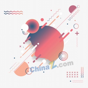 孟菲斯创意流体渐变设计